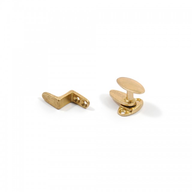 ΟVAL LOCK CATCH / MAT GOLD